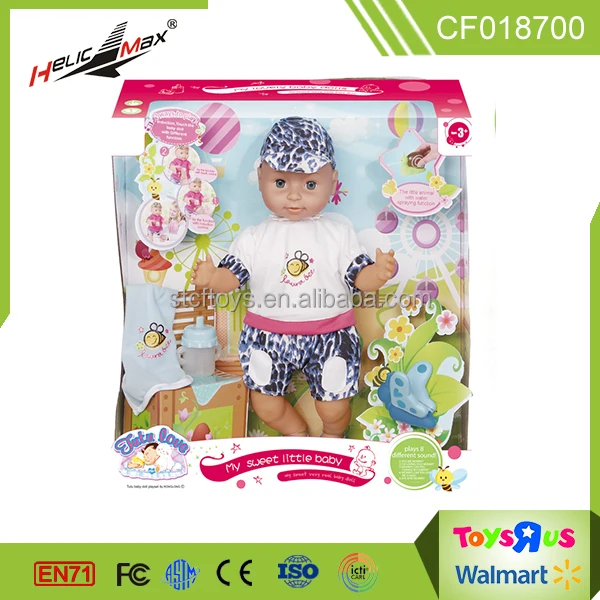 hot sale kids pretend play 18 inch intellisense lovely baby boy