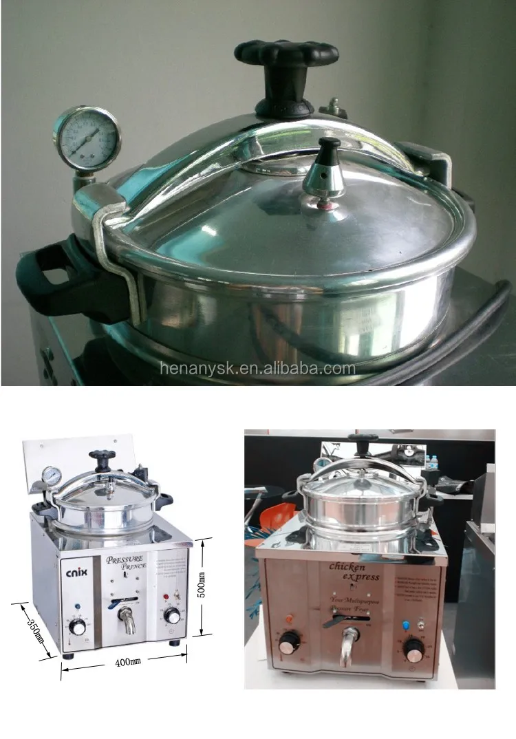 Small KFC Fried Mini Electric Pressure Deep Fryers for Chicken