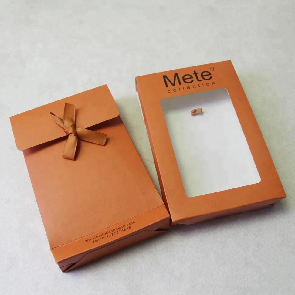 custom gift packaging guangzhou paper box with pvc window