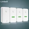 Linbell G4L kids bedroom doorbell door bell wireless waterproof US Plug with 1 transmitter and 3 receivers