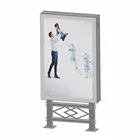 Double sided scrolling light box display