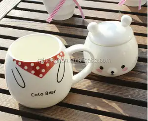 cute bear stacking coffee mugs gift sets