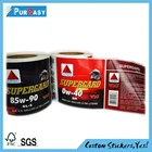 Custom Sticker Type Adhesive Sticker Type Plastic Anti Radiation Sticker Mental Sticker