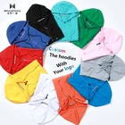 wholesale zip up hoodies with zipper,high quality custom full zip up hoodie