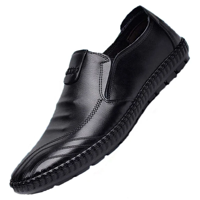 China shoes factory cheap PU leather casual men shoes