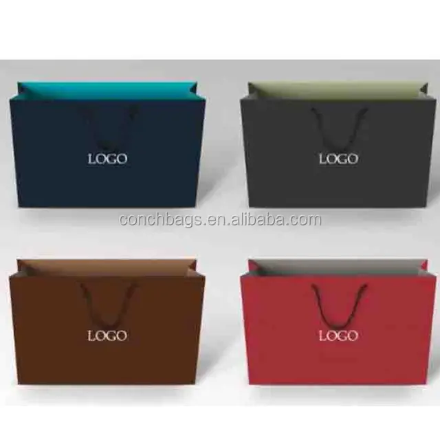 kraft cute eco print fancy gift christmas brandable paper bag