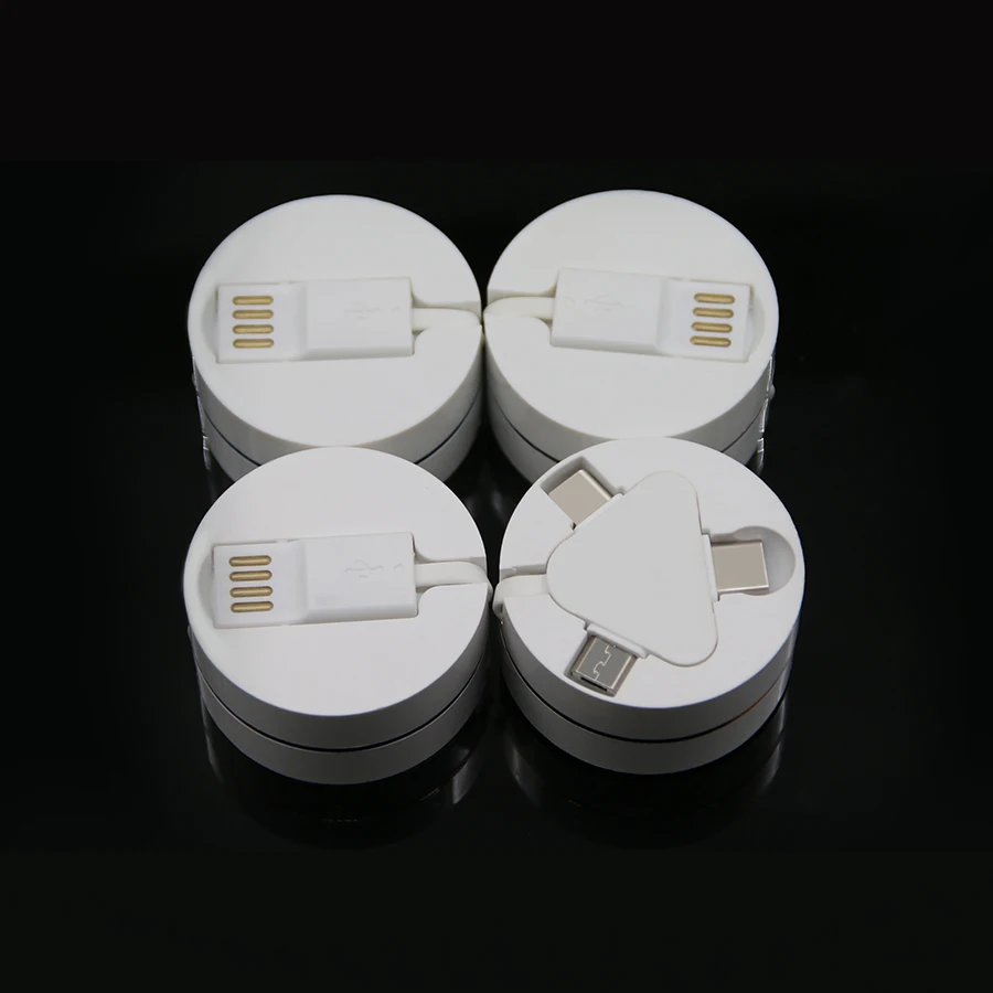 2018 Retractable Phone Cable 3in1 USB Charger Data Cable For IOS Micro USB Charging Cables Android Type C - ANKUX.COM