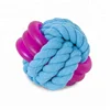 Hot Sale Soft Pet Toy Wave Rope Monkey Fist Knot for Pet Training Ball Puppy Teething Toys Washable Cotton Rope for Dogs