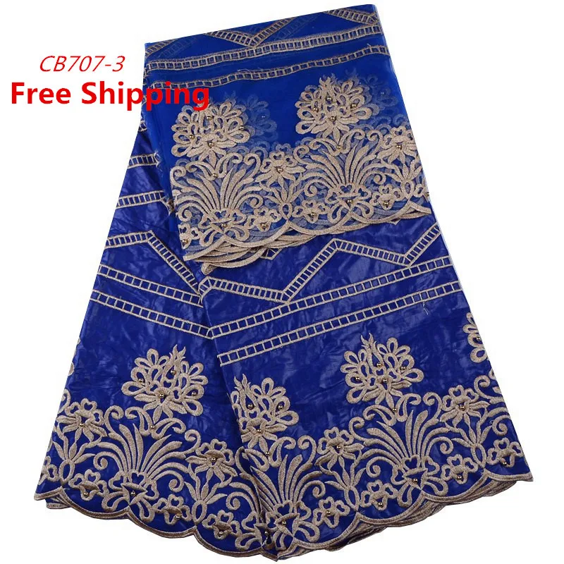 735 Free Shipping African Embroidery Lace Bazin Brode Getzner Blue Tulle Fabric, Cupion
735 Free Shipping African Embroidery Lace Bazin Brode Getzner Blue Tulle Fabric, Cupion