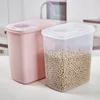Large Clear Plastic Food Storage Container Box with Lid