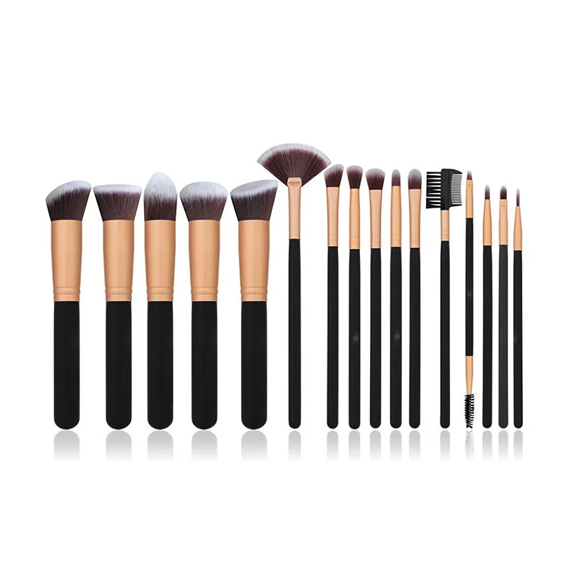 Beautiful 16 Pcs Synthetic Hair Cosmetic Makeup Brush Sets With Wood Handle Makeup Brush Set Professional, Gold
Beautiful 16 Pcs Synthetic Hair Cosmetic Makeup Brush Sets With Wood Handle Makeup Brush Set Professional, Gold