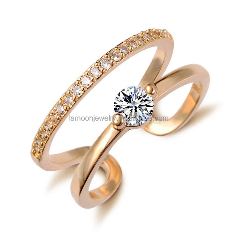 Top Quality Classical 18K Gold & White Gold Plated CZ Diamond Wedding Ring Wholesale For Women R481
Top Quality Classical 18K Gold & White Gold Plated CZ Diamond Wedding Ring Wholesale For Women R481