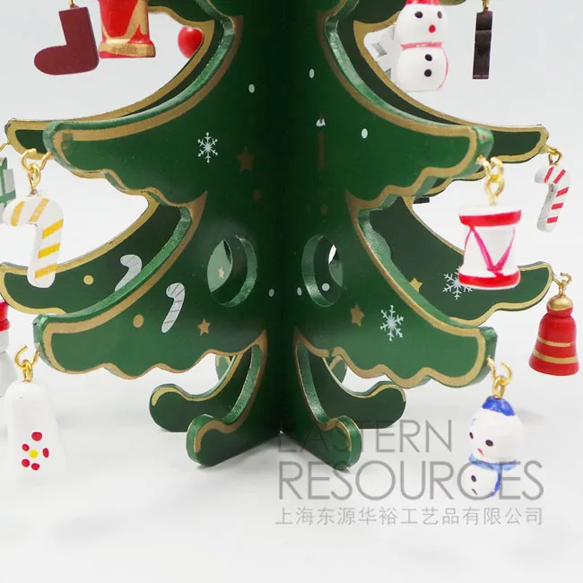 wooden christmas tree ornament decoration kits