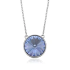 43599 Xuping simple shape gold plated crystals from Swarovski round diamond pendant necklace