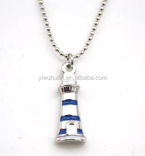 Personalized mens sailor lighthouse tower beads long chain necklace for women and men
Personalized mens sailor lighthouse tower beads long chain necklace for women and men
