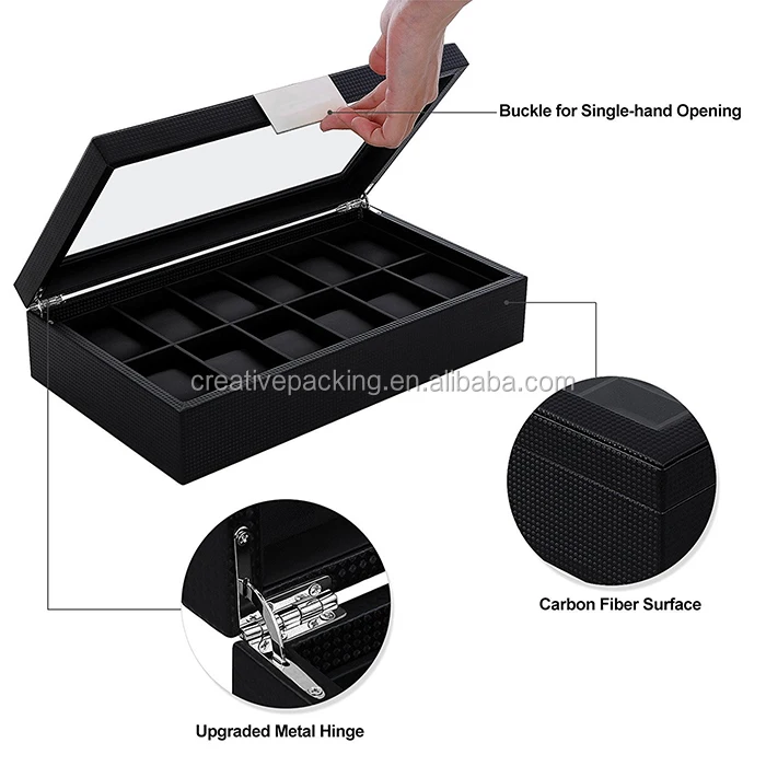 storage box - buy watch box leather,carbon fiber watch boxes