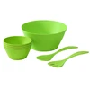 Customized size durable reusable bamboo fiber mixing bowl set rice bowl dinner