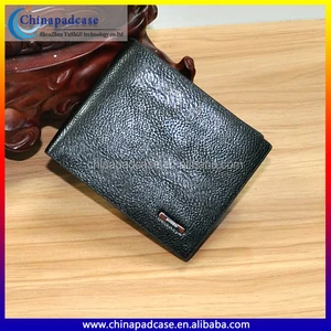 2016 fashion gift mens wallet with money clip bifold leather