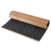 Bamboo Bath Mat Floor Rug - Waterproof and Weather Resistant Natural Wood Bathroom Shower Foot Carpet