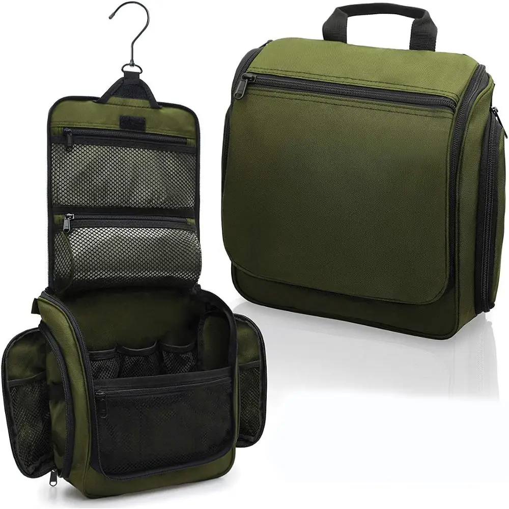 Canvas Leather Toiletry Bag Travel Dopp Kit Shaving Bag Organizer For Men, Green , customized color is available
Canvas Leather Toiletry Bag Travel Dopp Kit Shaving Bag Organizer For Men, Green , customized color is available