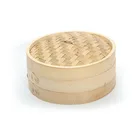 Handmade Favors Mini Bamboo Wooden Cook Basket Steamer