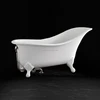 Victoria slipper bath tub with zinc alloy feets