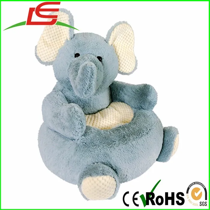 Handmade soft elephant baby plush animal sofa chair.jpg