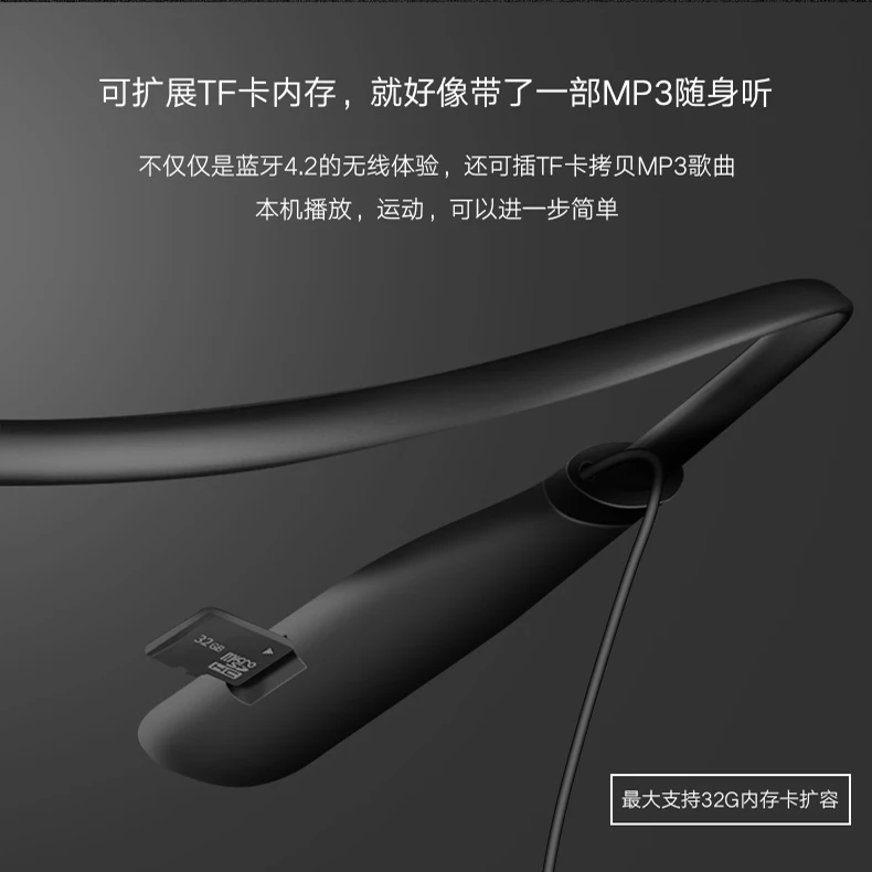 Stereo Music talkie walkie Headset Sport Magnetic Wireless Neckband Earphones with mic,mobile accessories - ANKUX.COM