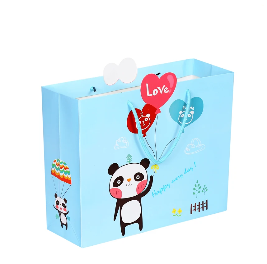 Fancy paper birthday gift bags for kids