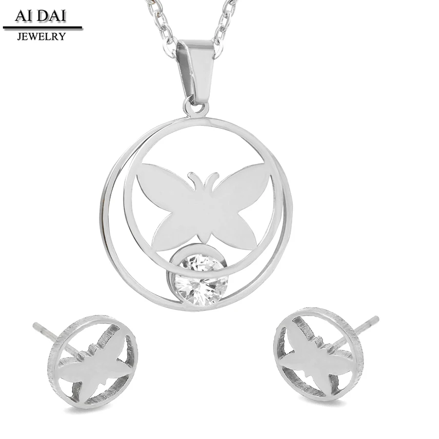 Cubic Zirconia jewelry necklace earrings jewelry sets, high quality stainless steel fine jewelry Mother's Day gift
Cubic Zirconia jewelry necklace earrings jewelry sets, high quality stainless steel fine jewelry Mother's Day gift