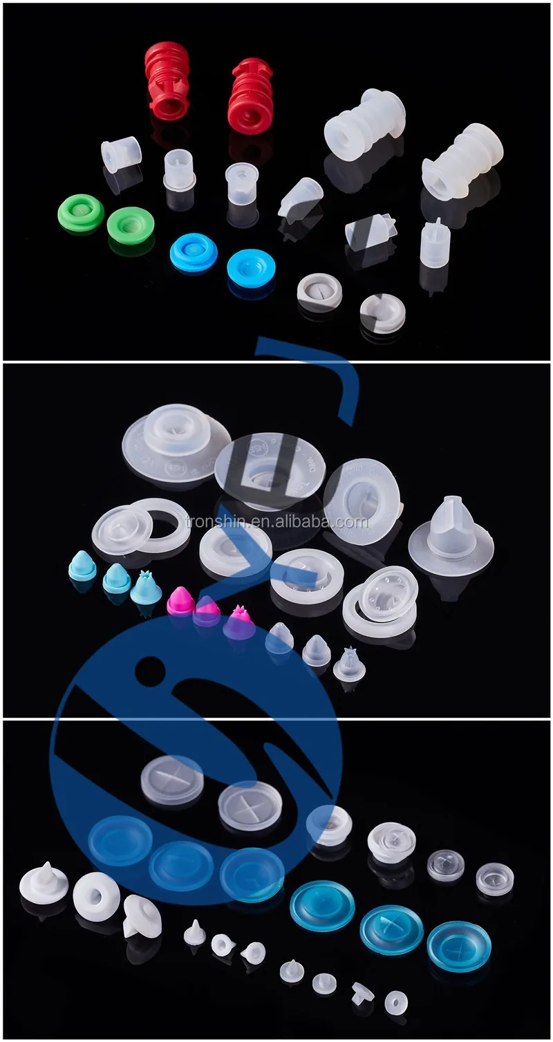 lim molding one way silicon slit valve with snowflake cut