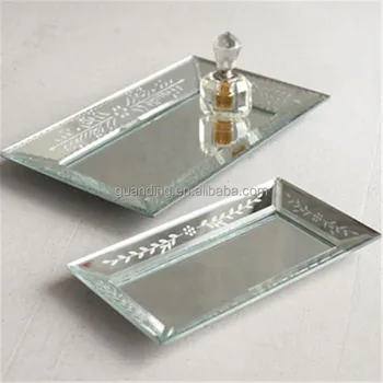 mirrored serving tray