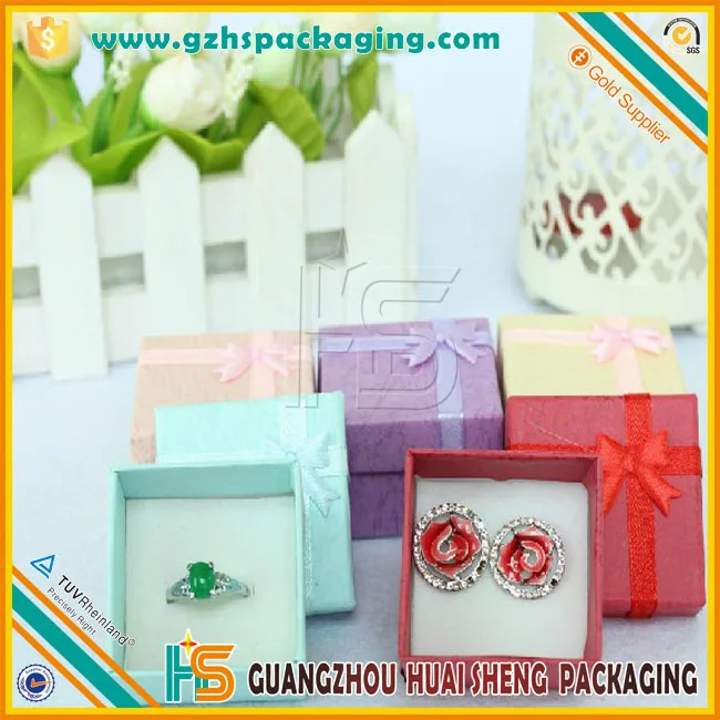 craft & gift box for jewelry/custom paper jewelry box,small card