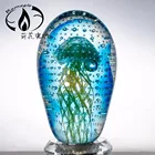 Customized Luminous Blown Glass Jellyfish Wedding Favor Crafts