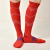 Professional multi colors compression polyamide soccer socks football socks