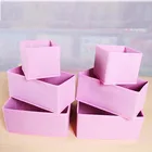 Amazon Hot sell Cheap Price Non Woven Fabric Storage Boxes Bins For Underwears Organizers