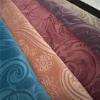 100% Polyester 3D Embossed Velvet Fabric
