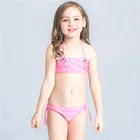 Pink Swimwear Top Selling Swimsuit Girls Bathing Suit Children Thong Bikini Hot Kids Sexy Bikini