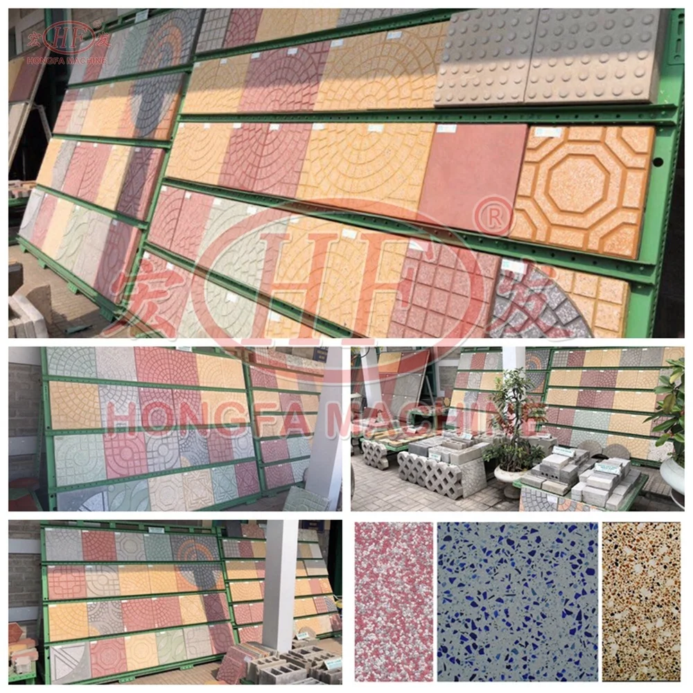 Roof Floor Tile Making Machine Automatic Marble Mosaic Cement Concrete Terrazzo Ceramic Price in Pakistan Indonesia Uzbekistan