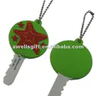 Cute Design Key Cover Key Cap Keychain Ring Fob PVC Animal Boy Girl Novelty Fun