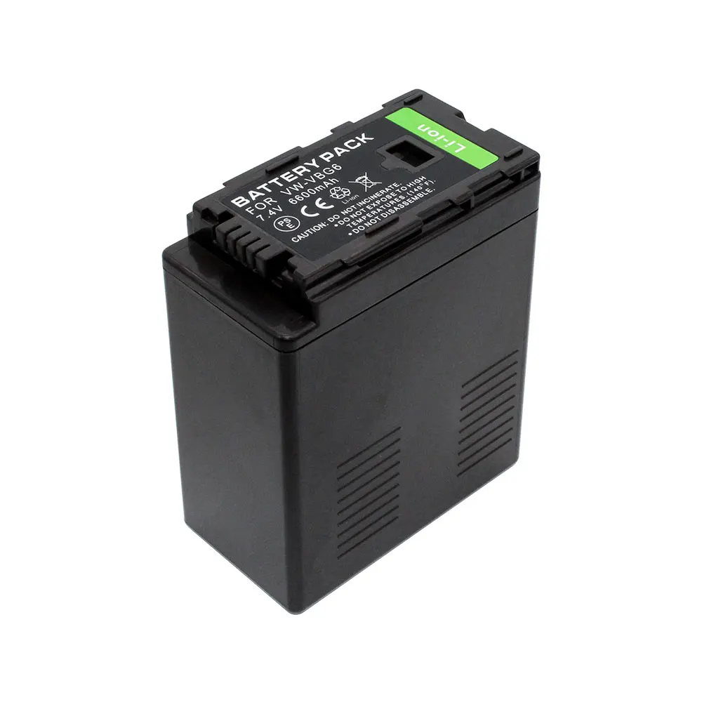 

Camcorder li-ion battery pack VW-VBG6 VW VBG6 for Panasonic HDC-DX3