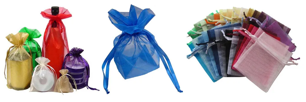 organza drawstring bag