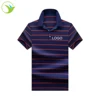 2019 Latest Design Wholesale High Quality Corporate Office Uniform Striped Color Combination Polo Shirt
