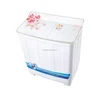 hot sale laundry 9.5kgs glass cover big twin-tub washing machine price machinery with two baskets