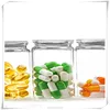 Health care containing vitamin capsules with different types and functions
