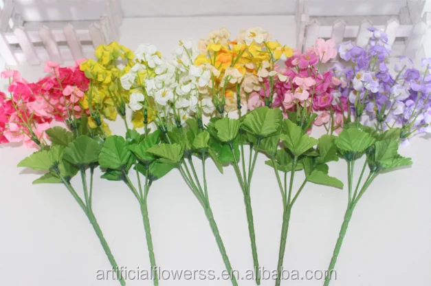wholesale artificial flower grass of campanula flowers