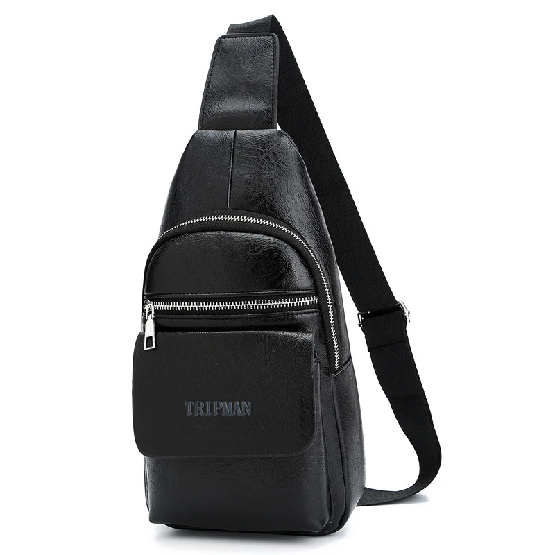 TRIPMAN Fashion Chest Bags For Men PU Leather Wallet Waterproof Crossbody Shoulder Messenger Packs Bag Accept Customized Logo, 3 colors
TRIPMAN Fashion Chest Bags For Men PU Leather Wallet Waterproof Crossbody Shoulder Messenger Packs Bag Accept Customized Logo, 3 colors
