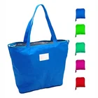 Custom printed thermal insulated foldable cooler shopping bag