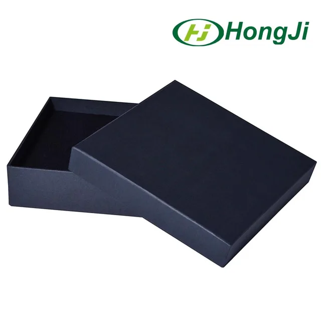 customize black cardboard box sponge packing paper gift box