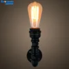 Manufacture Vintage Industrial PIPE Edison wall Lamp bulb iron tube light fixture